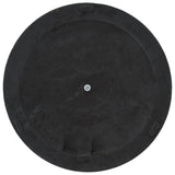 Parasol Base Round Polyresin 19 kg Black - 45-Degree Angle
