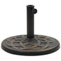 Parasol Base Round Polyresin 19 kg Bronze