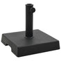 Parasol Base Square Polyresin 8 kg Black