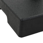 Parasol Base Square Polyresin 8 kg Black