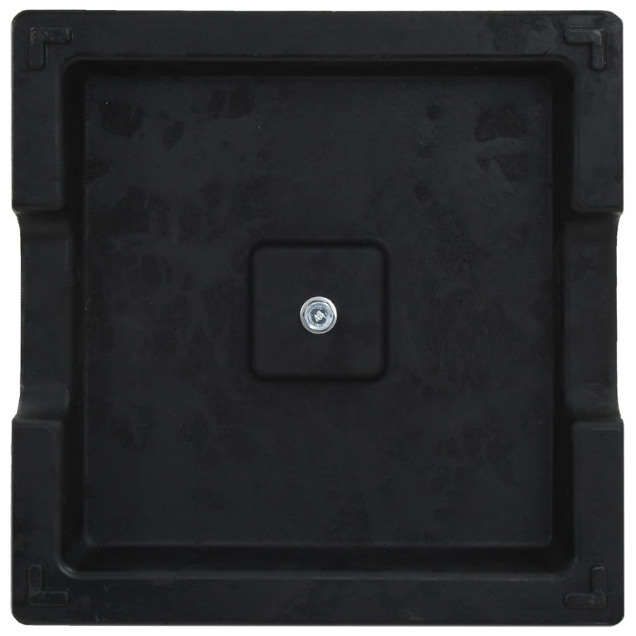 Parasol Base Square Polyresin 8 kg Black
