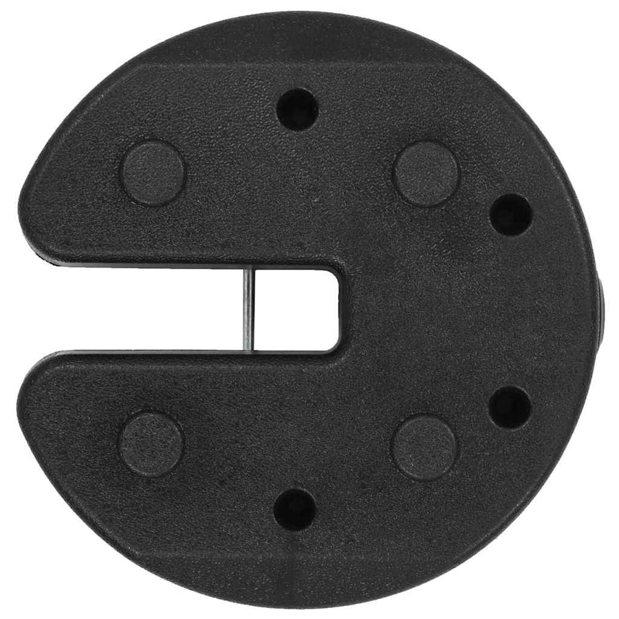 Gazebo Weight Plates 4 pcs Black 220x50 mm Concrete