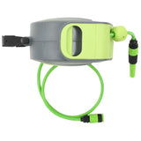 Automatic Retractable Water Hose Reel Wall Mounted 10+1 m - Side View