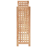 Wine Rack For 25 Bottles Solid Walnut Wood 63x25x73 Cm - Top-Down View
