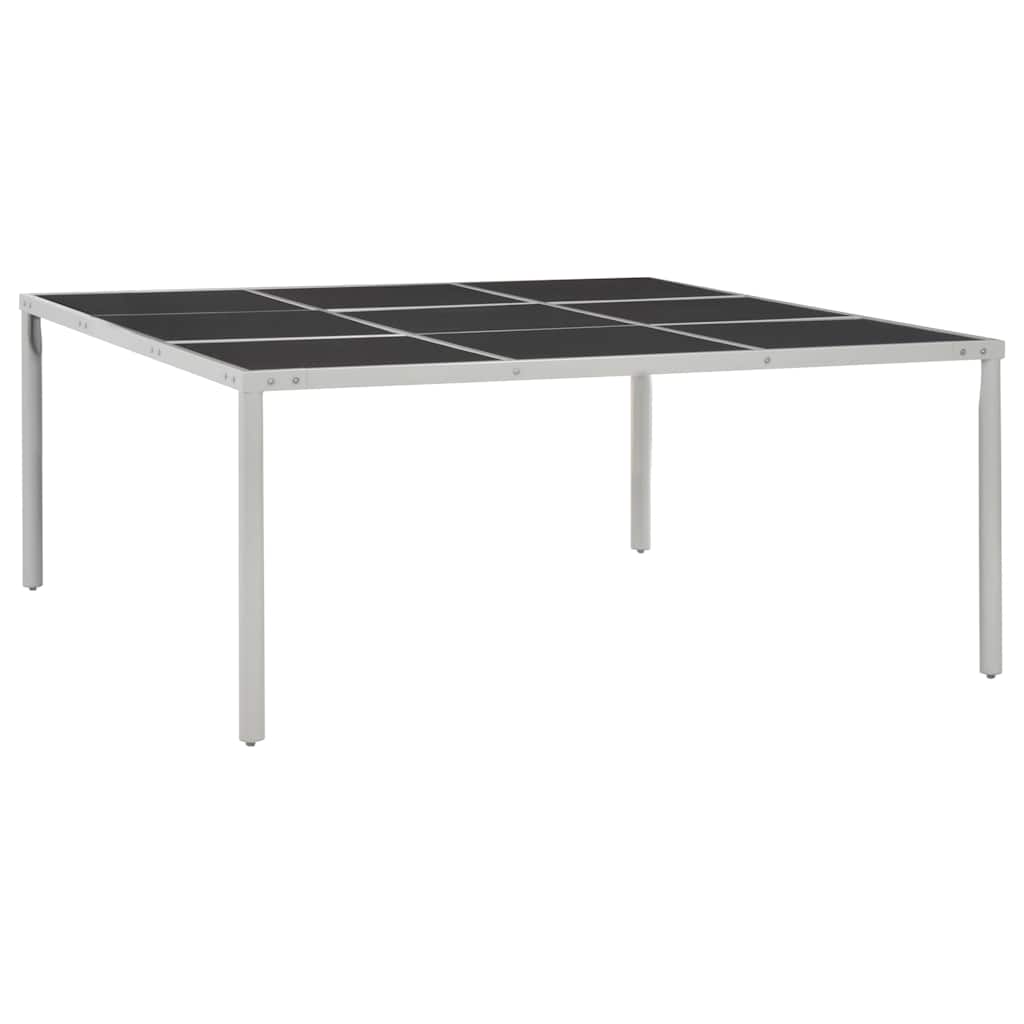 13 Piece Outdoor Dining Set Black