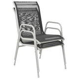 13 Piece Outdoor Dining Set Black