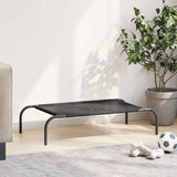 Elevated Dog Bed Black S Textilene