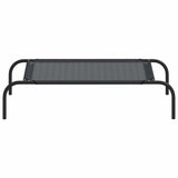 Elevated Dog Bed Black S Textilene