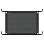 Elevated Dog Bed Black S Textilene
