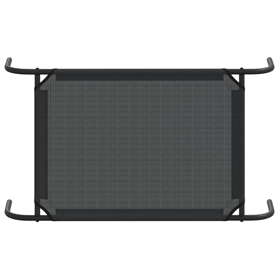 Elevated Dog Bed Black S Textilene