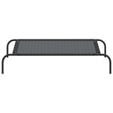 Elevated Dog Bed Black L Textilene