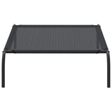 Elevated Dog Bed Black L Textilene