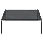 Elevated Dog Bed Black L Textilene