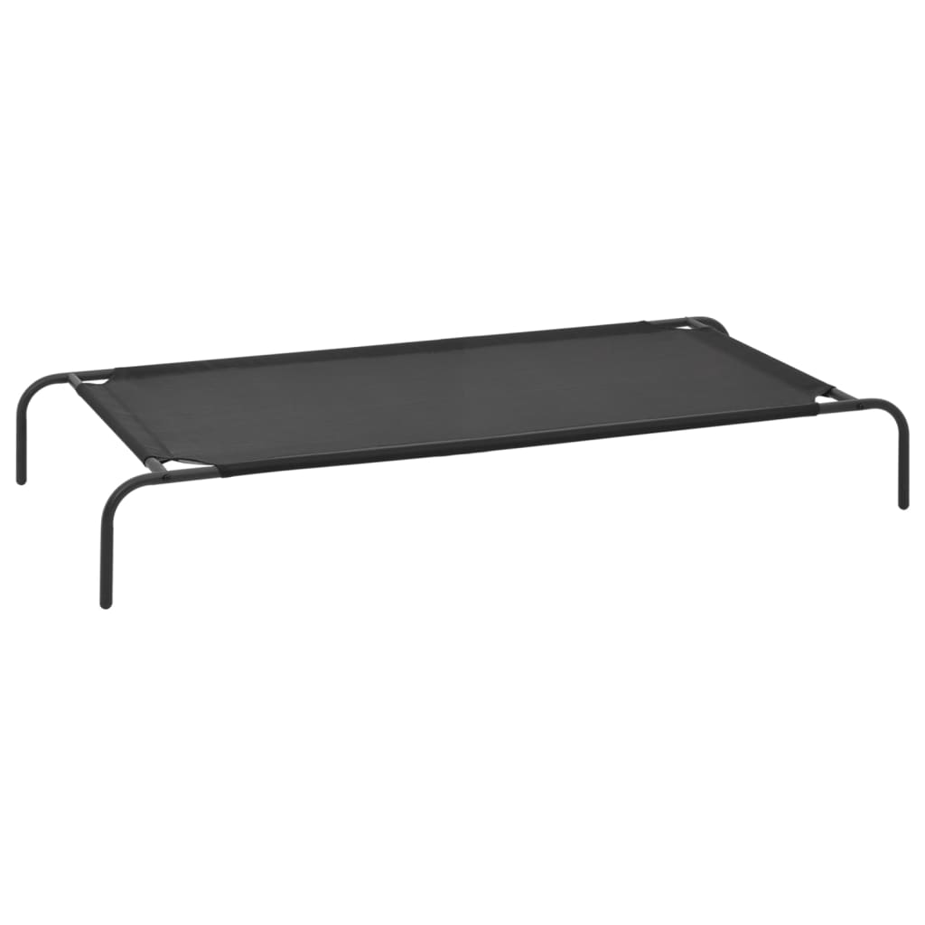 Elevated Dog Bed Black XL Textilene