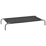 Elevated Dog Bed Black XL Textilene