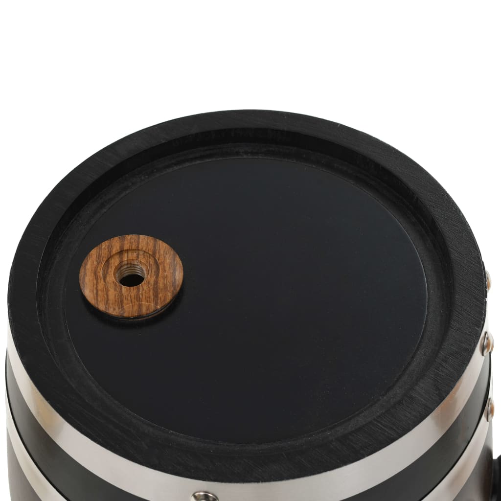 Wine Barrel with Tap Solid Pinewood 12 L