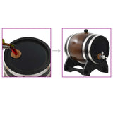 Wine Barrel with Tap Solid Pinewood 12 L - Extra Image