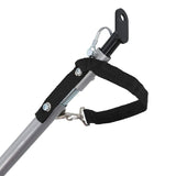 Pet Bike Trailer Orange and Grey - 45-Degree Angle