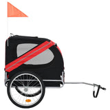 Pet Bike Trailer Red and Black - Front View