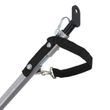 Pet Bike Trailer Orange and Grey - Rear View