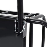 Bike Trailer 130x73x48.5 cm Steel Black - Extra Image