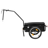 Bike Trailer/Hand Wagon 155x60x83 cm Steel Black - Top-Down View