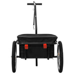 Bike Trailer/Hand Wagon 155x60x83 cm Steel Black