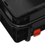 Bike Trailer/Hand Wagon 155x60x83 cm Steel Black - Rear View