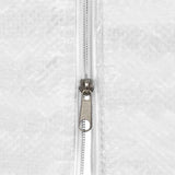 Party Tent Doors 2 pcs with Zipper White - Top-Down View