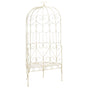 Garden Bench 95 cm Iron Antique White