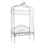 Garden Bench 122 cm Iron Antique Brown