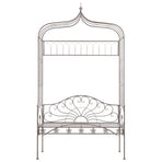 Garden Bench 122 cm Iron Antique Brown