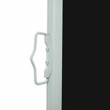 Retractable Side Awning 160 x 500 cm Black