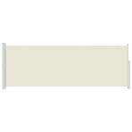 Retractable Side Awning 160 x 514 cm Cream