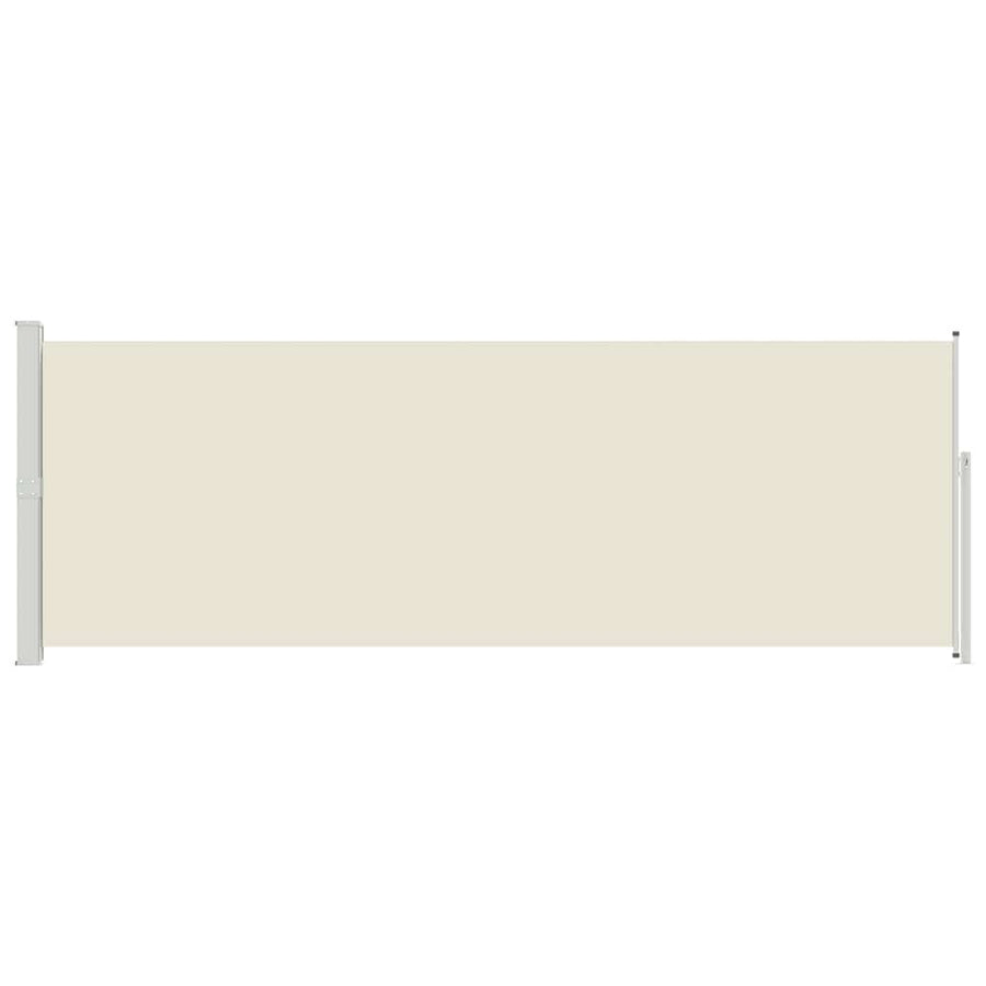 Retractable Side Awning 160 x 514 cm Cream