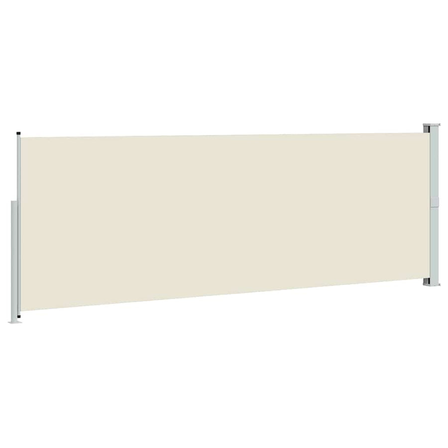 Retractable Side Awning 160 x 514 cm Cream