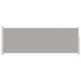 Retractable Side Awning 160 x 514 cm Grey