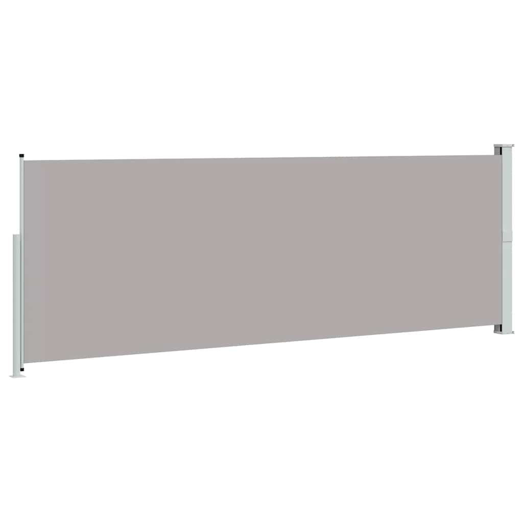 Retractable Side Awning 160 x 514 cm Grey