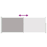 Retractable Side Awning 160 x 514 cm Grey