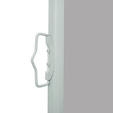 Retractable Side Awning 160 x 514 cm Grey