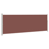 Retractable Side Awning 160 x 500 cm Brown