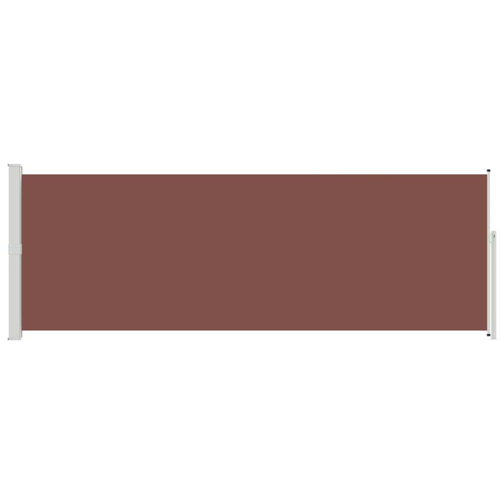 Retractable Side Awning 160 x 500 cm Brown