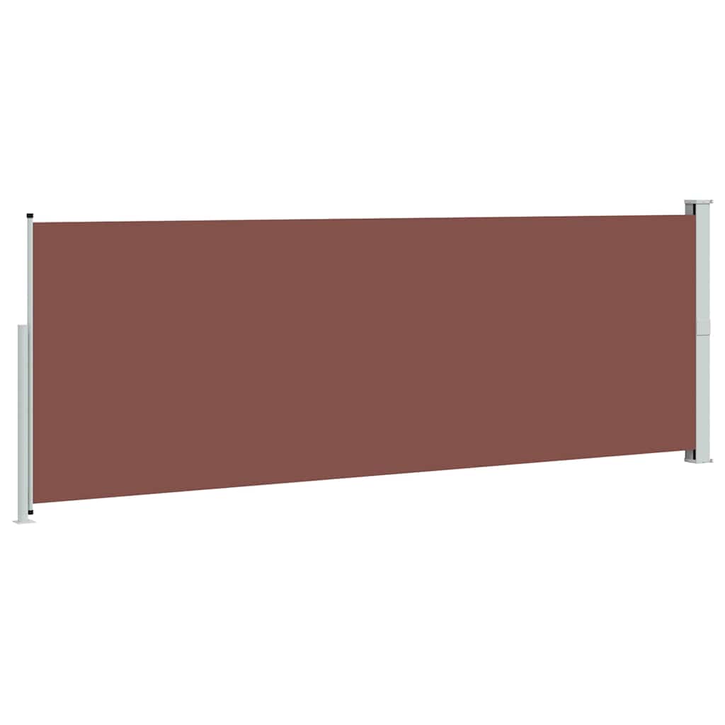 Retractable Side Awning 160 x 500 cm Brown