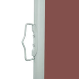 Retractable Side Awning 160 x 500 cm Brown