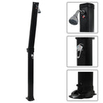 Foldable Solar Shower Black 214 cm 23 L