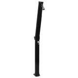 Foldable Solar Shower Black 214 cm 23 L - Front View