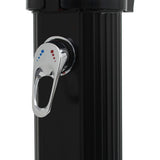 Foldable Solar Shower Black 214 cm 23 L - 45-Degree Angle