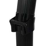 Foldable Solar Shower Black 214 cm 23 L - Rear View