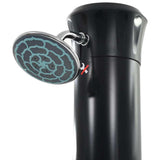 Solar Shower Black 196 cm 40 L - Side View