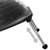 Solar Pool Heater 75x75x36 cm HDPE Aluminium - Side View